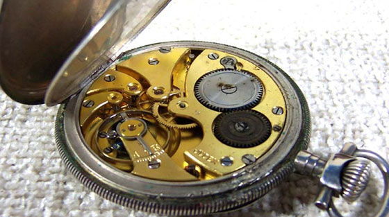 gold pocket watch